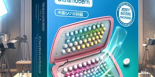 Modern condoms and packaging for the Japanese AV film industry in a professional studio setting.